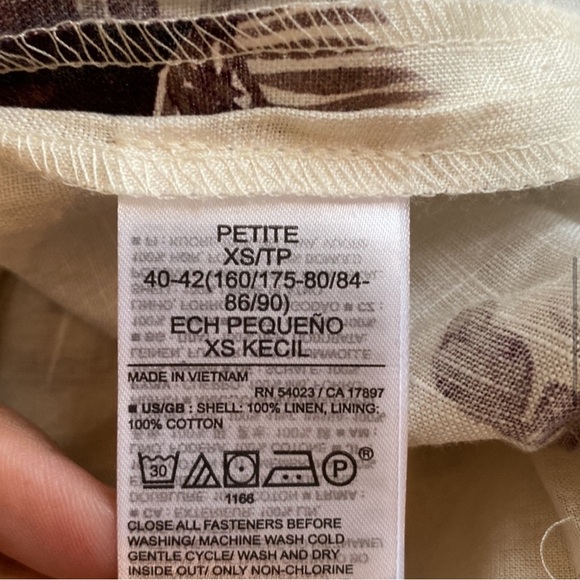 Banana Republic Linen Landscape Safari Print Mini Dress - Picture 2 of 4